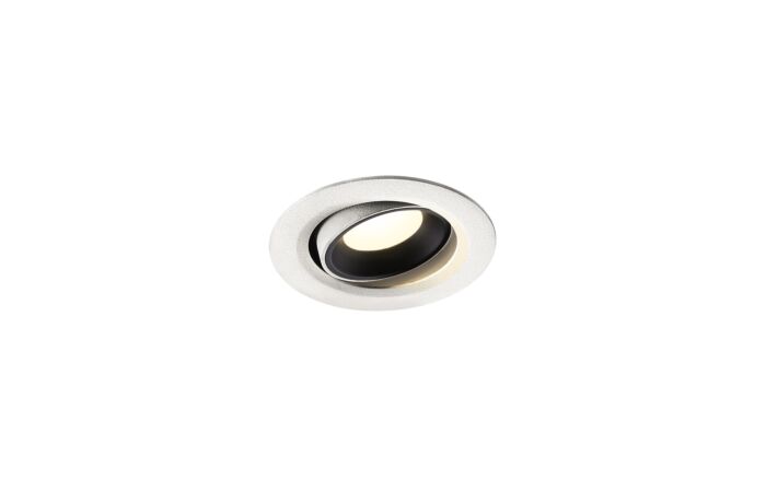 NUMINOS® MOVE XS, zápustné stropní svítidlo bílé/černé 4000 K 20°