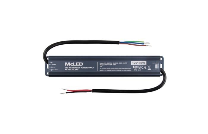 MCLED Napaječ LED 60W 12VDC/5A IP67 ML-732.105.39.0
