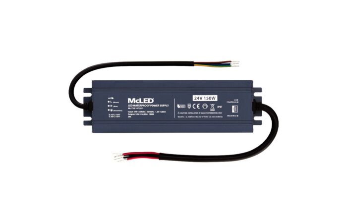 MCLED Napaječ LED 150W 24VDC/6,25A IP67 ML-732.107.39.1