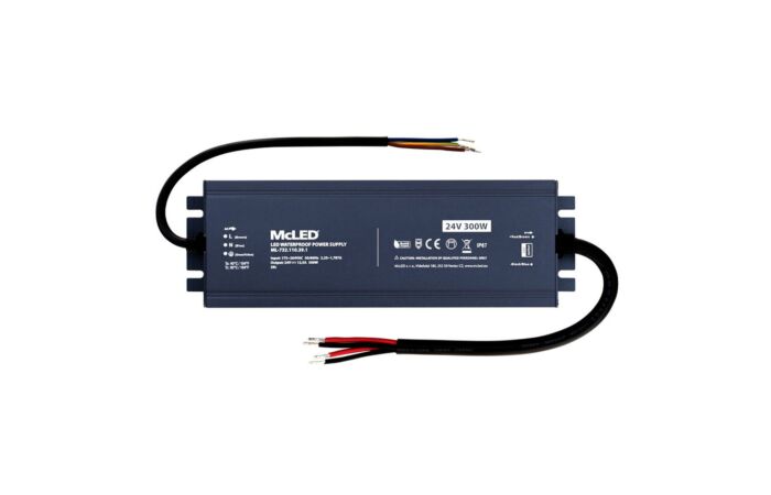 MCLED Napaječ LED 300W 24V/12,5A IP67 ML-732.110.39.1