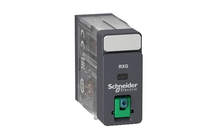 SCHNEIDER RXG21JD 2 V/Z kontakty, 5 A, 12 V DC, te