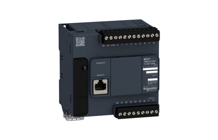 SCHNEIDER TM221C16U >PLC Modicon M221, 24VDC, 9DI,