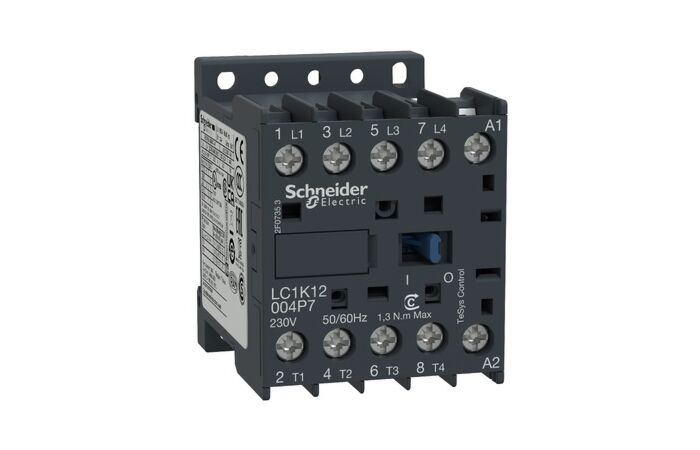 SCHNEIDER LC1K12004M7 MiniStykač 12A 4P 220/230V 5