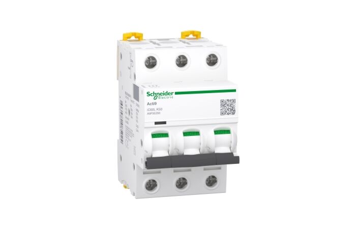 SCHNEIDER A9F95350 Jistič iC60L 3P 50A K