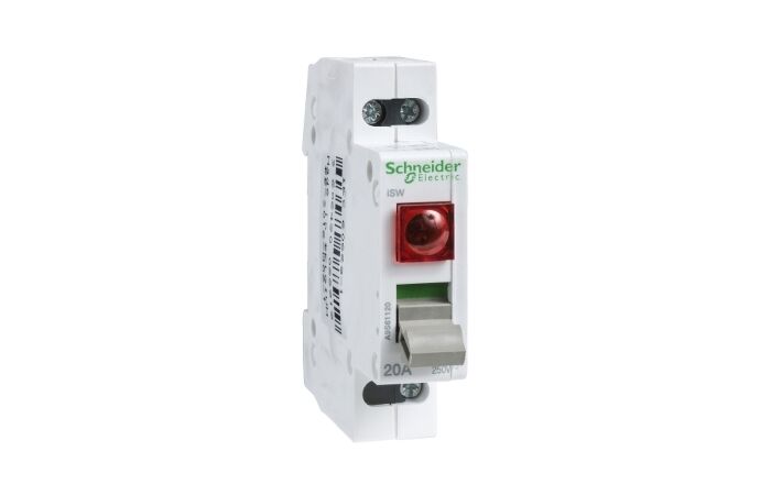 SCHNEIDER A9S61132 iSW 1P 32A 250V červ signálka