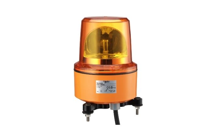 SCHNEIDER XVR13G05L Rotační maják, LED-oranž, 120V