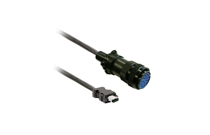 SCHNEIDER VW3M8D2AR50 encoder cable 5m shielded, B