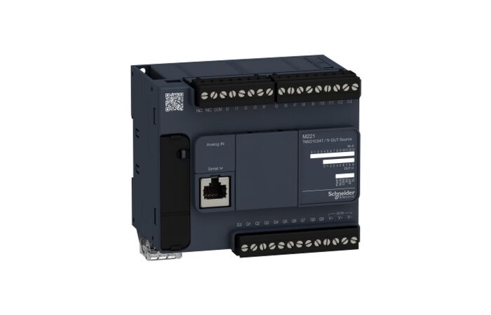 SCHNEIDER TM221C24T PLC Modicon M221, 24VDC, 14DI,