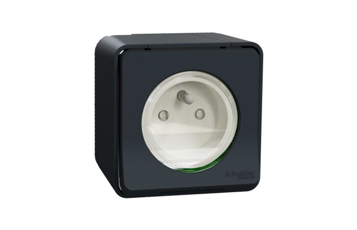 SCHNEIDER Zásuvka MUR 35031 16A 230V IP55 antracit