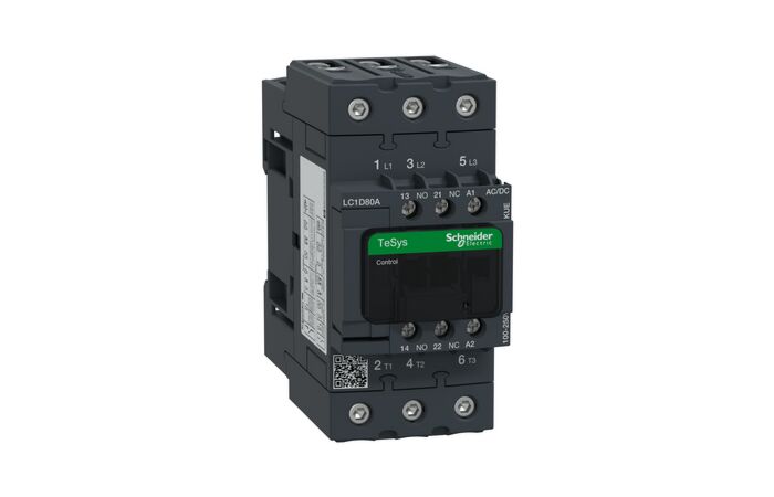 SCHNEIDER LC1D80AKUE TeSys D Green 3P 80A 100 - 25