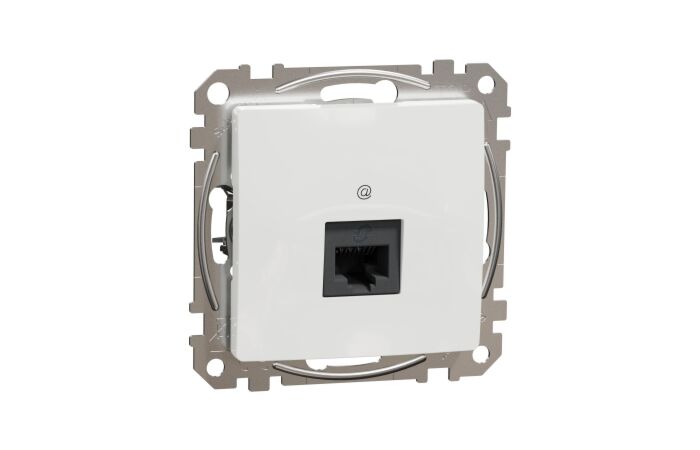 SCHNEIDER Sedna Design & Elements Datová zásuvka 1xRJ45 kat. 6 UTP bílá