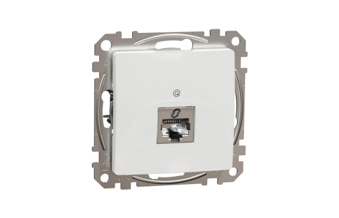 SCHNEIDER Sedna Design & Elements Datová zásuvka 1xRJ45 kat. 6 STP bílá