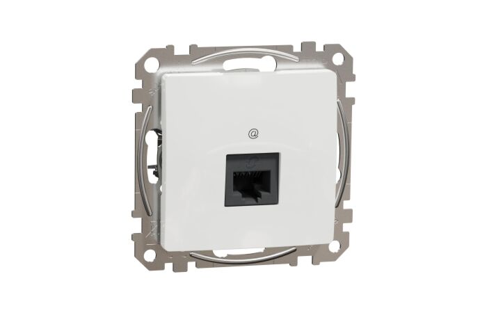 SCHNEIDER Sedna Design & Elements Datová zásuvka 1xRJ45 kat. 6A UTP bílá