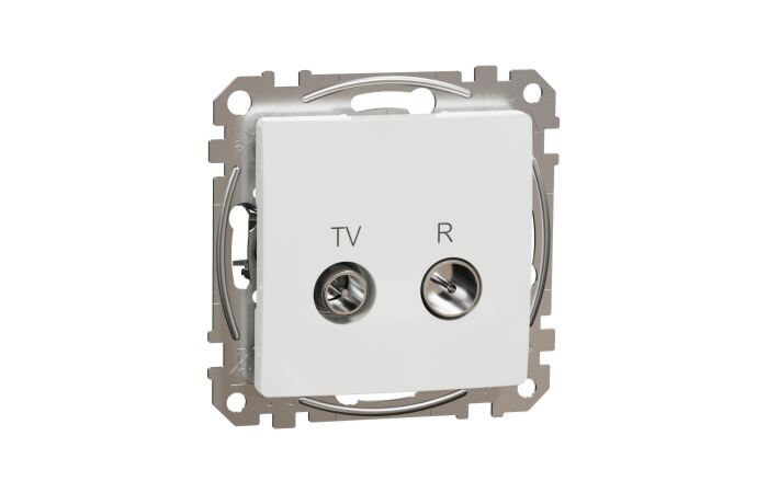 SCHNEIDER Sedna Design & Elements TV R zásuvka průběžná 10dB bílá