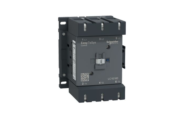 SCHNEIDER Easy TeSys LC1E160M6 Stykač 3P, AC-3, 160A, 220V AC cívka, 60Hz, 1Z+1V