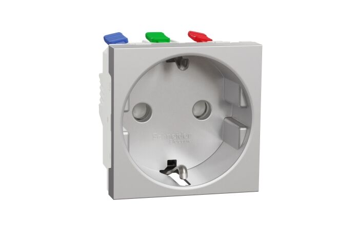 Unica - Zásuvka SCHUKO 2P+E 250V/16A, cl