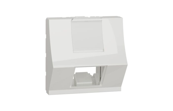 Unica - Centrální deska zkosená RJ45 Key