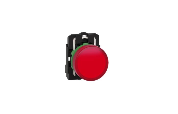 SCHNEIDER Signálka XB5AVM4 s LED 230-240V rudá
