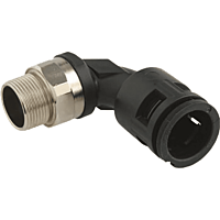 Hadicová spojka úhlová, 90°, plastová, č