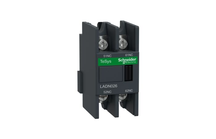 SCHNEIDER LADN026 Blok pomoc. kontaktů, montáž čel