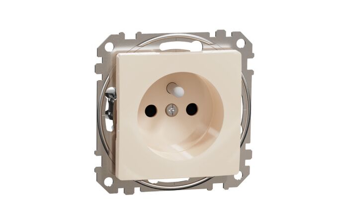 SCHNEIDER Sedna Design & Elements Zásuvka 230V 16A cl. bezšroubová béžová