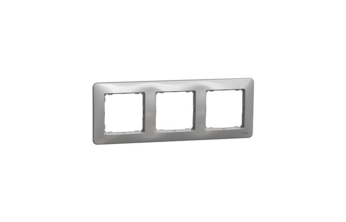 SCHNEIDER Sedna Design & Elements Rámeček trojnásobný alu