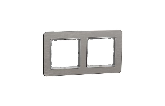 SCHNEIDER Sedna Design & Elements Rámeček dvojnásobný Leštěný Hliník