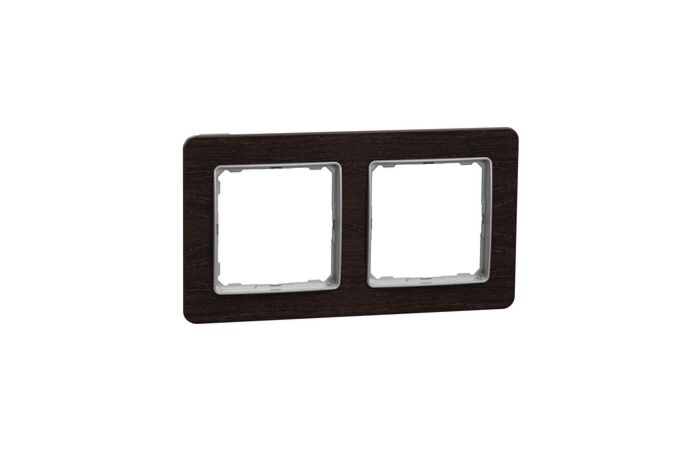 SCHNEIDER Sedna Design & Elements Rámeček dvojnásobný Wenge
