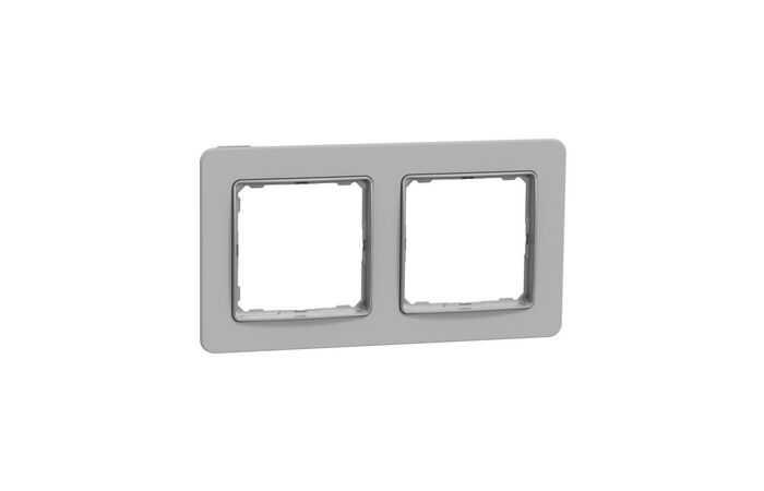 SCHNEIDER Sedna Design & Elements Rámeček dvojnásobný Šedý kámen