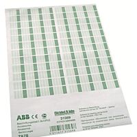 ABB Příslušenství-Skříně-ZA78 -popisné štitky pro 8x 12modulů 2CPX031569R9999