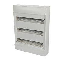 ABB LUCA10-Rozvodnice modulovéRozvodnice nástěnná IP4154M, Mistral41W bez. NPE, bez dvířek 1SPE007717F1000