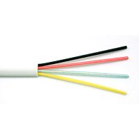 LEXI-NET Kabel telefonní čtyřžilový plochý bílý