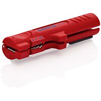 KNIPEX 16 64 125 SB Nůž odizolovací na koaxiální kabely, ploché-oblé
