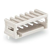WAGO Konektor 733-366 s pájecími piny THT Pájecí kontakt 0,8 × 0,8 mm Úhlové provedení, šedá