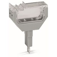 WAGO Konektor 2002-880 prázdný šířka 10,4 mm 2pólová, šedá