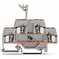 WAGO Svorka 281-633/281-411 pro moduly Dvoupatrová S diodou 1N4007, šedá