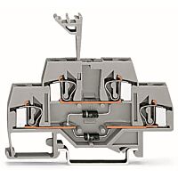 WAGO Svorka 281-635/281-491 pro moduly Dvoupatrová S 2 diodami 1N4007, šedá