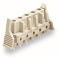 WAGO Konektor 722-742/039-000 Pružinový THT Rovné provedení Rozteč 7,5 mm, šedá