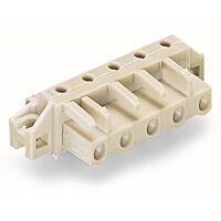WAGO Svorka 722-839/031-000 Pružinová THT Úhlové provedení Rozteč 7,5 mm, šedá