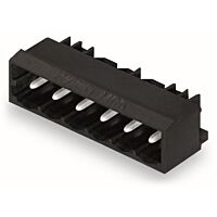 WAGO Konektor 231-533/001-000/105-604 s pájecími piny THR Pájecí kontakt 1,0 × 1,0 mm Úhlové provedení, černá