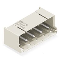 WAGO Konektor 2092-3425 Konektor s pájecími piny THT Pájecí kontakt O 1,4 mm Úhlové provedení, šedá
