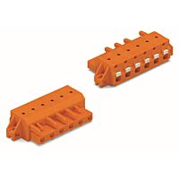 WAGO Svorka 2231-707/031-000 1vodičová pružinová Tlačítko Push-in CAGE CLAMP®, oranžová
