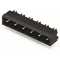 WAGO Konektor 231-842/001-000/105-604 s pájecími piny THR Pájecí kontakt 1,0 × 1,0 mm Úhlové provedení, černá
