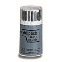 CIMCO Sada spirálových vrtáků HSS ø 1 - 10 mm (19 ks)