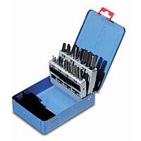 CIMCO Sada závitníků HSS ø 2,5 - 10,2 mm (28 ks)