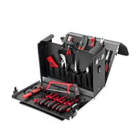 CIMCO Kožený kufr ELEKTRO s nářadím (21 ks)