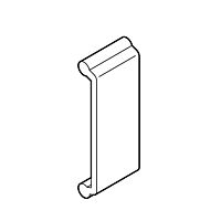 OBO BETTERMANN Kabelový úchyt, AXIS, čistě bílá Polyvinylchlorid, PVC typ AX Agrafe 60