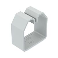 OBO BETTERMANN Kabelový úchyt KHK, pro kanál NU-DIN, kamenná šeď, Polyvinylchlorid, PVC typ NUDIN KHK5050