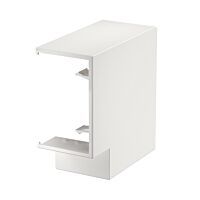 OBO BETTERMANN Plochý roh SIGNA BASE, 160x160x74, čistě bílá Polykarbonát/Akrylnitrilbutadienstyrol, PC/ABS typ BRK FW70110 rws