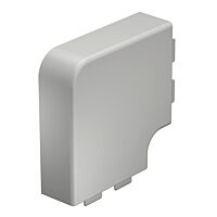 OBO BETTERMANN Kryt plochého rohu, pro kanál WDK, 40x110mm, světle šedá Polyvinylchlorid, PVC typ WDK HF40110LGR
